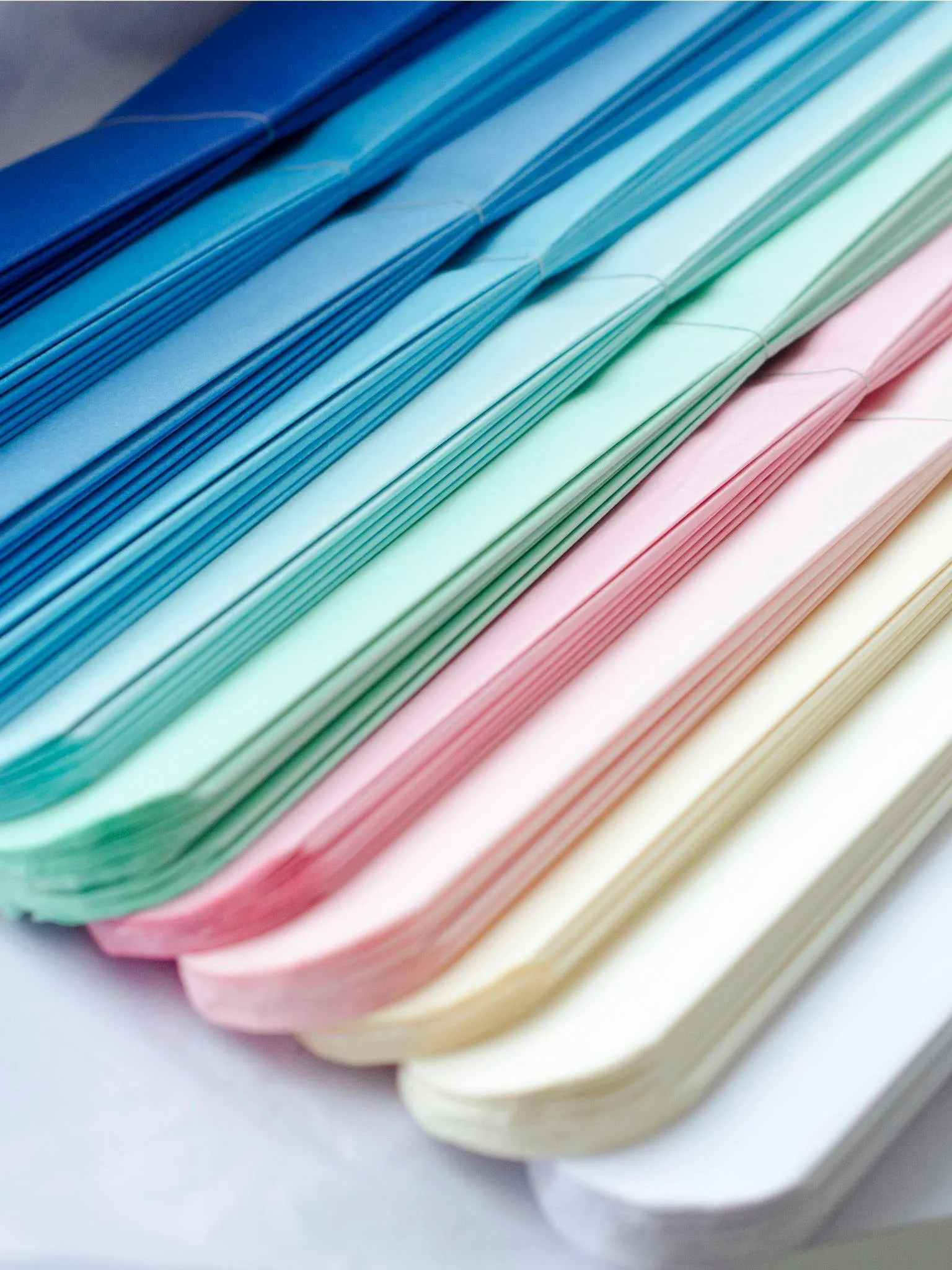 90 mixed size tissue paper  pom poms value set - custom colours