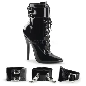 Ankle Boot with Interchangeable Ankle Cuffs 4-colors DOM1023