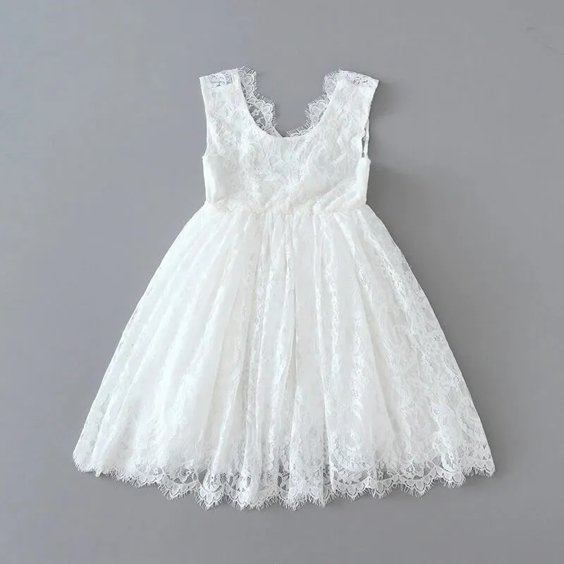 Baby Florence Flower Girl Dress - White
