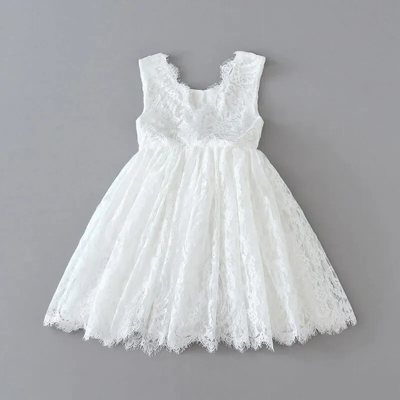 Baby Florence Flower Girl Dress - White