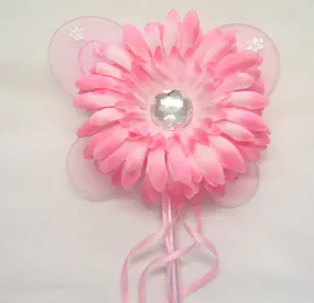 Baby pink, lilac or hot pink gerbera flower fairy wand. Wand02