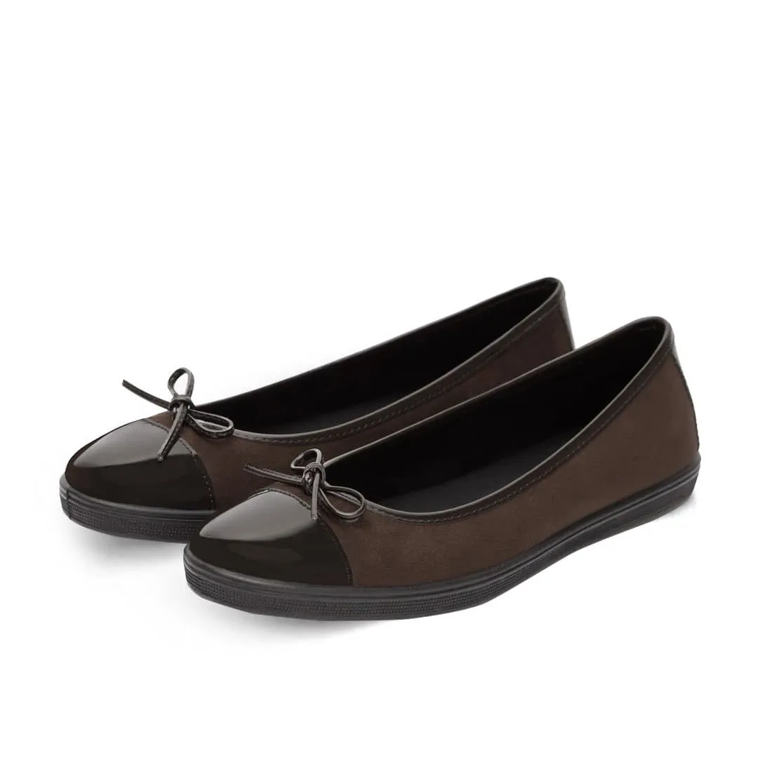 Ballerinas Mina Dark Brown