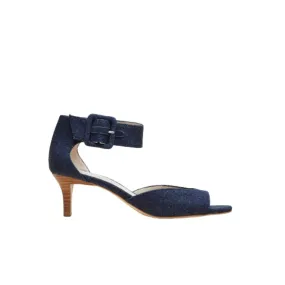 Berlin Denim Fabric Pelle Moda Suede Sandals
