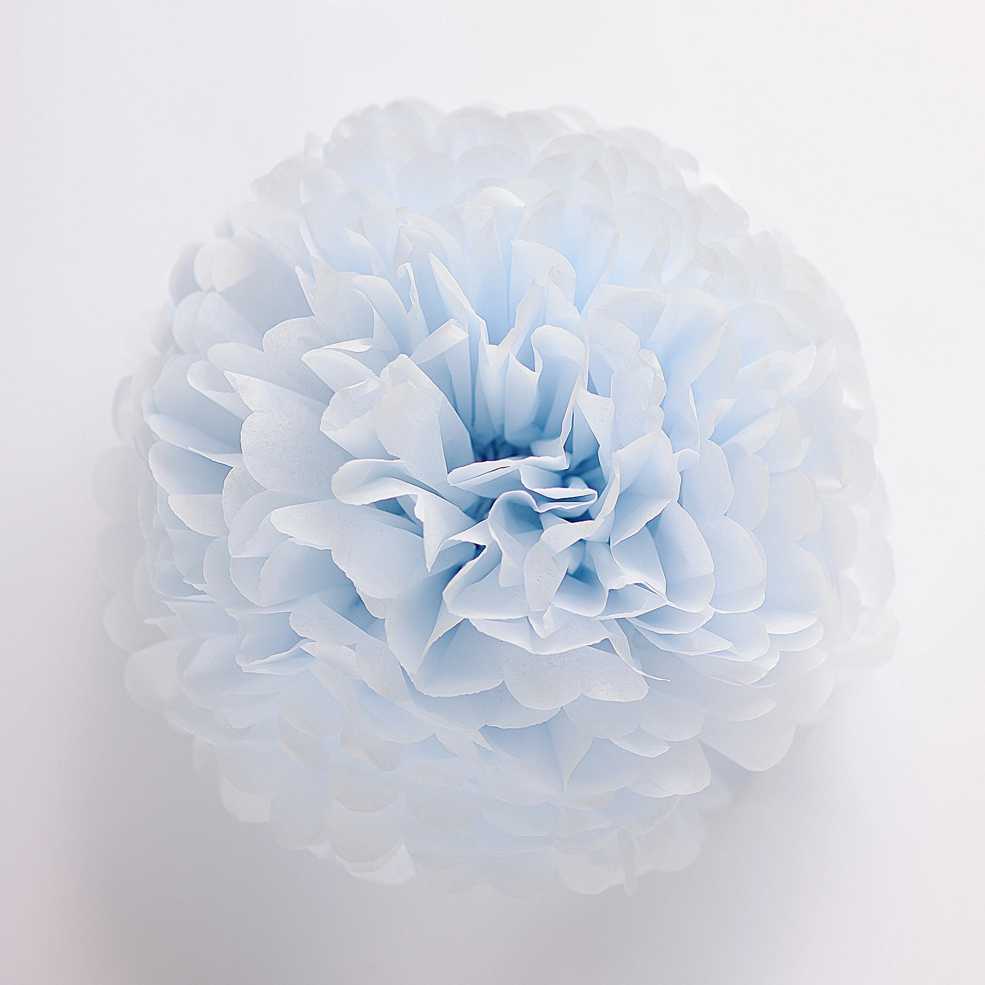 Breeze blue tissue paper pom pom