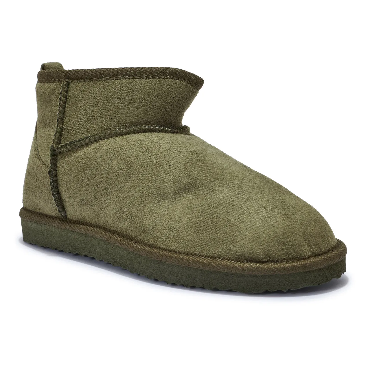 C900 - MINI ANKLE LENGHTH FAUX FUR LINING BOOTS