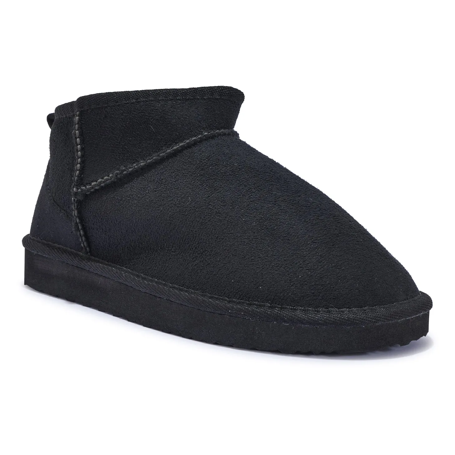 C900 - MINI ANKLE LENGHTH FAUX FUR LINING BOOTS