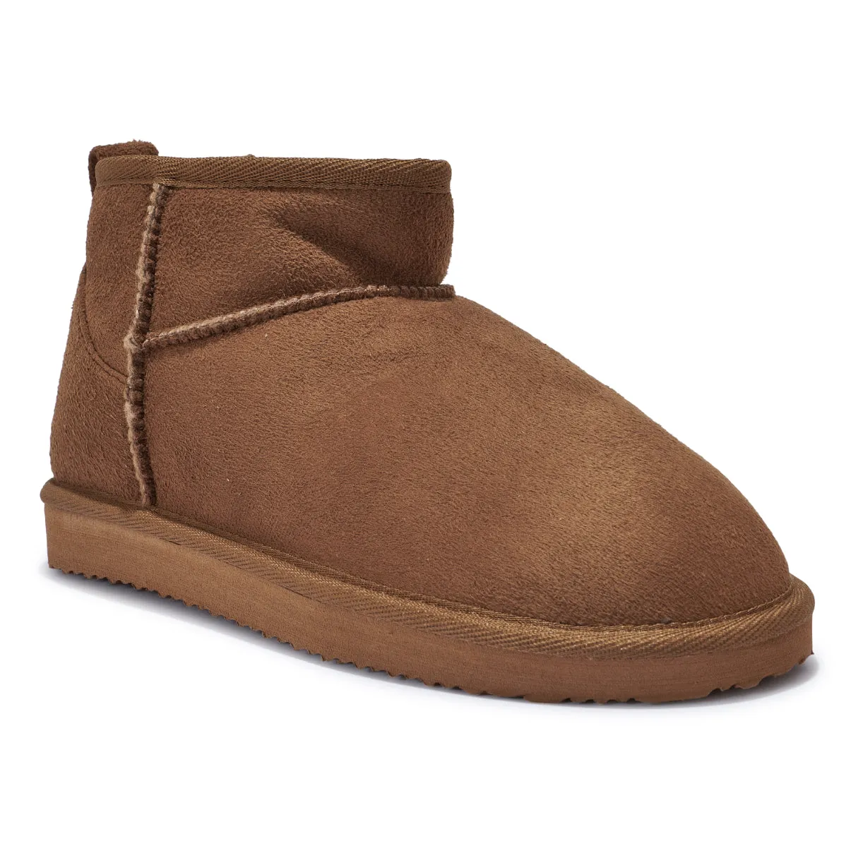 C900 - MINI ANKLE LENGHTH FAUX FUR LINING BOOTS