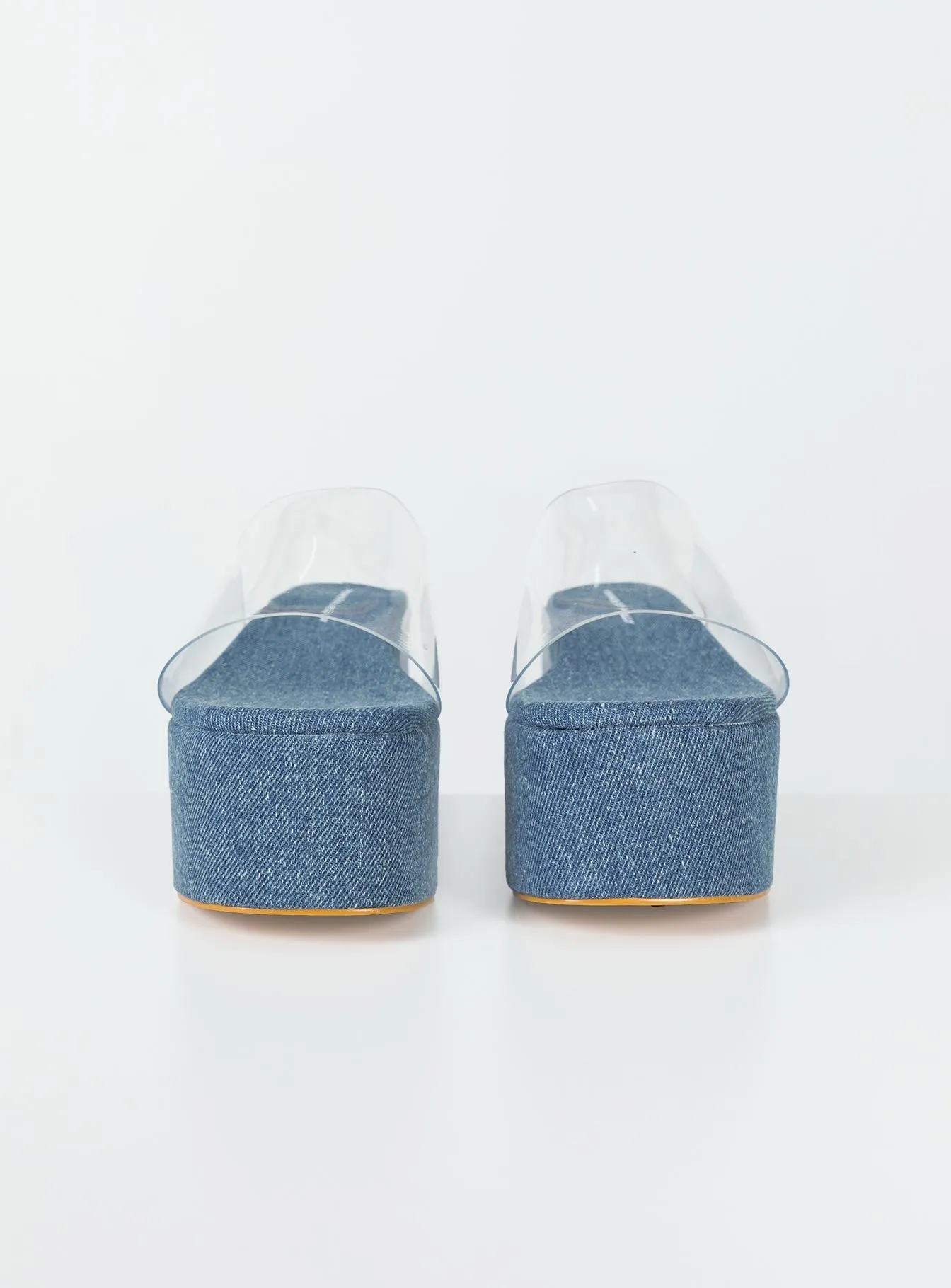 Cattrell Platform Sandals Mid Denim