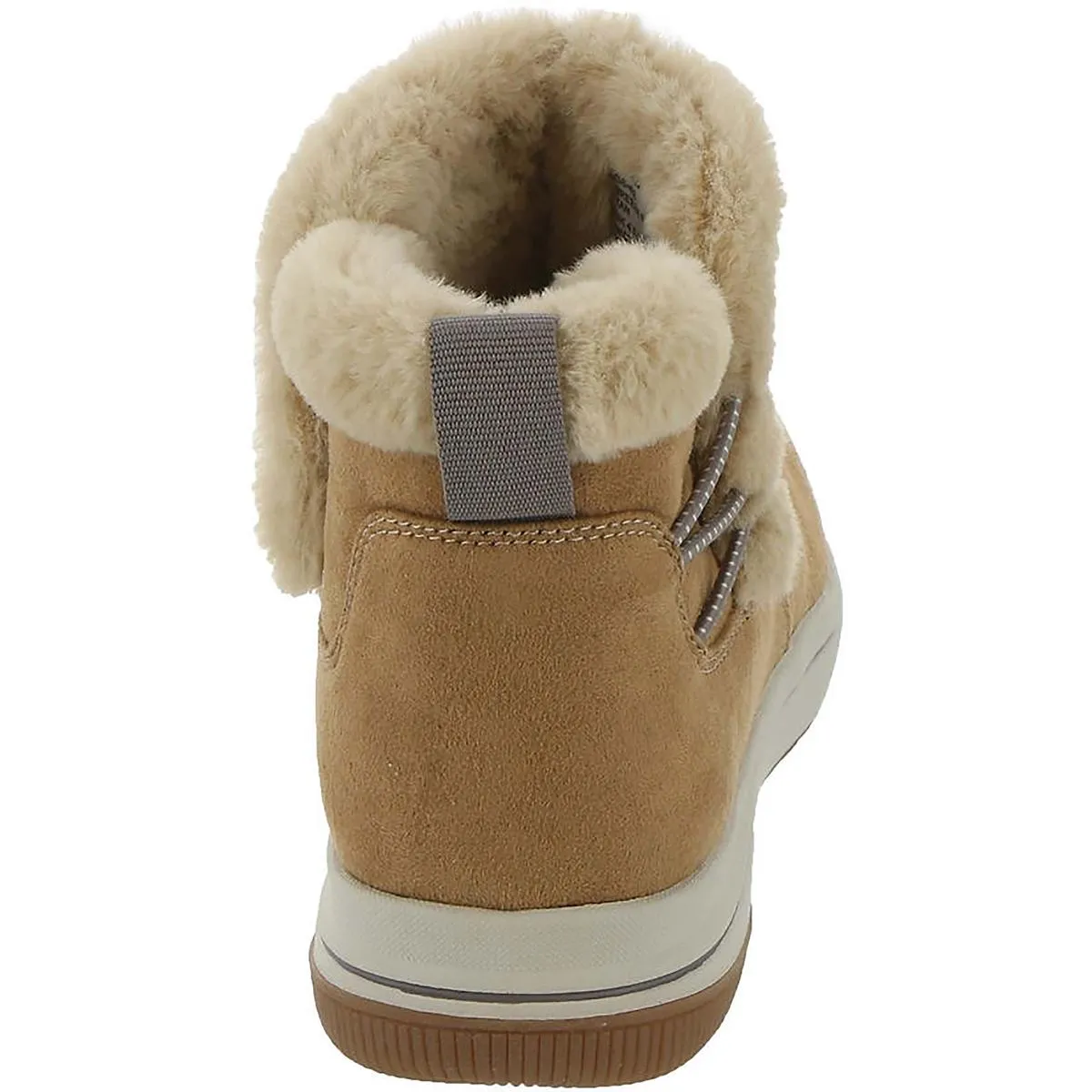 Cloudsteppers by Clarks Womens Breeze Fur Faux Fur Lined Ankle Boots