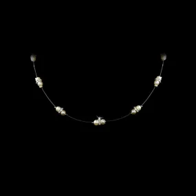 Darling Child's Double Pearl Illusion necklace