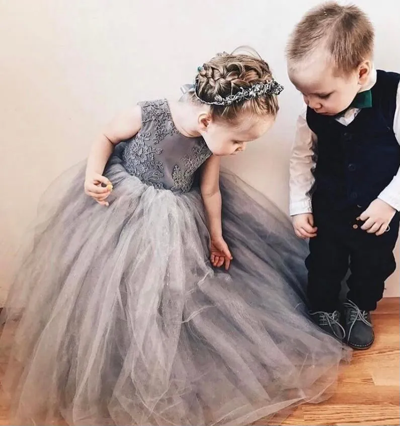 Flower Girl dresses / Long Tulle skirt