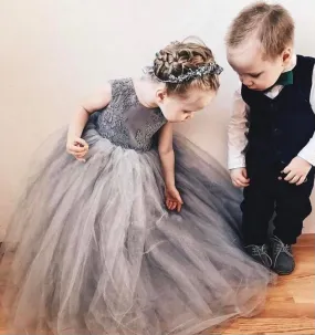 Flower Girl dresses / Long Tulle skirt