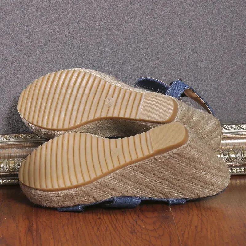 Funki Buys | Shoes | Women's Open Toe High Wedge Sandals