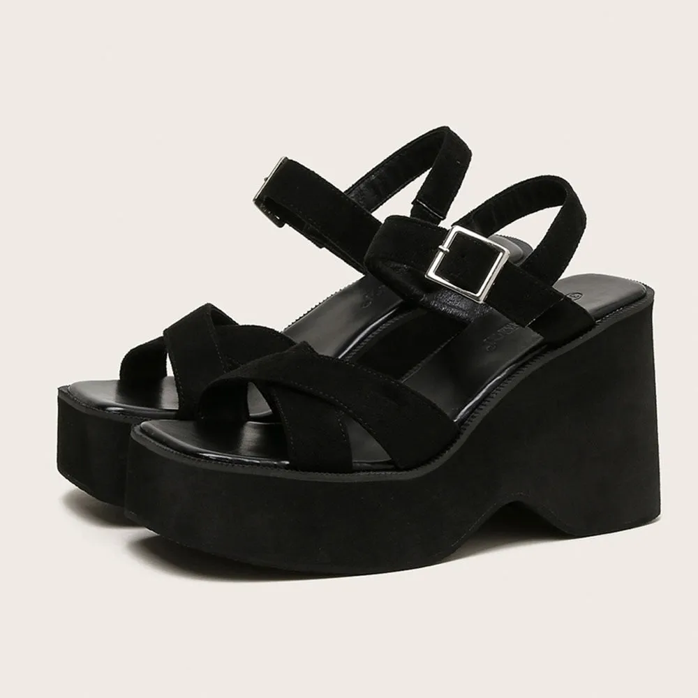 Funki Buys | Shoes | Women's Platform Wedge Summer Sandals