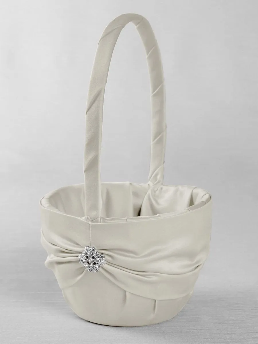 Garbo in Satin Flower Basket