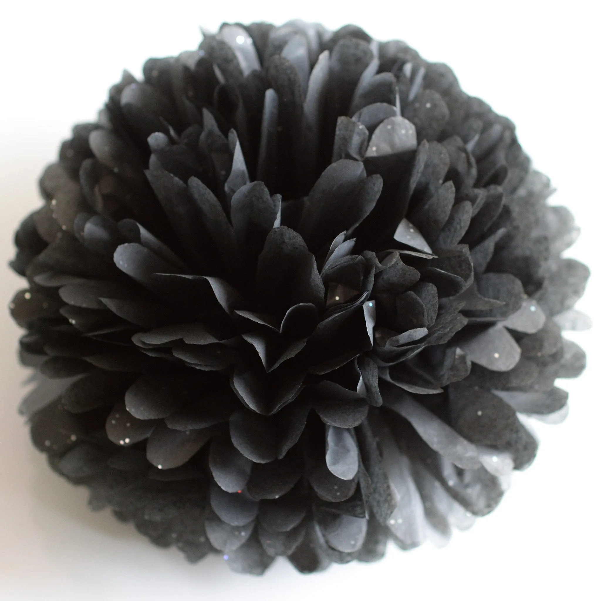 Gemstone Onyx paper pom poms