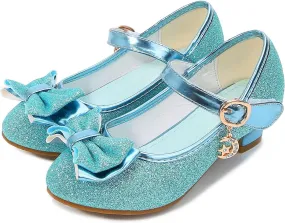 Girls Flats Sparkle Party Mary Jane Princess Dress Shoes