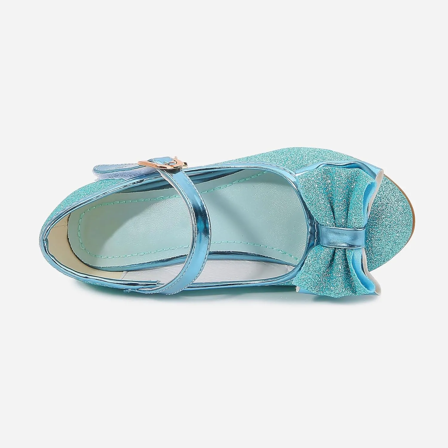 Girls Flats Sparkle Party Mary Jane Princess Dress Shoes