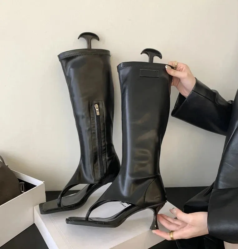 In A Trance Knee High Boots