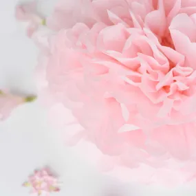 Large size light pink tissue paper pom pom