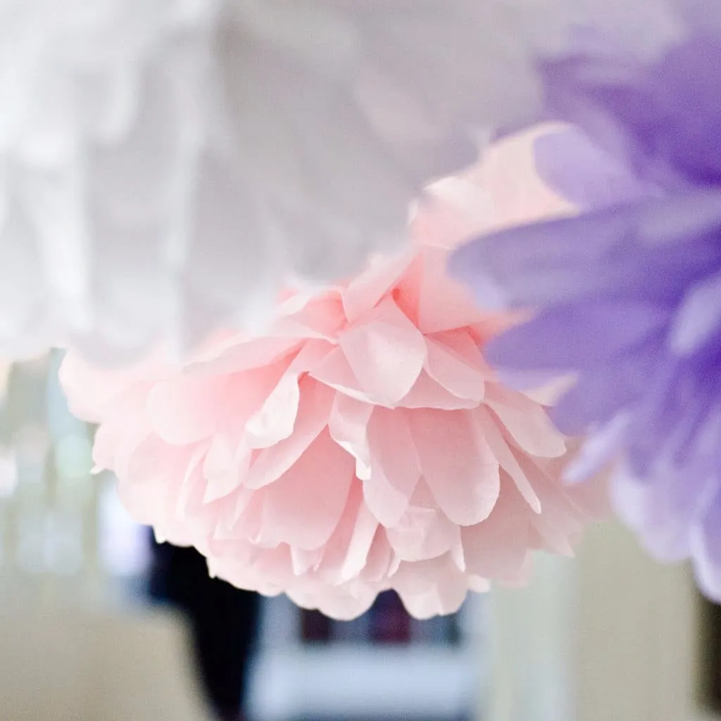 Medium size 25cm/10 inch pom poms value set