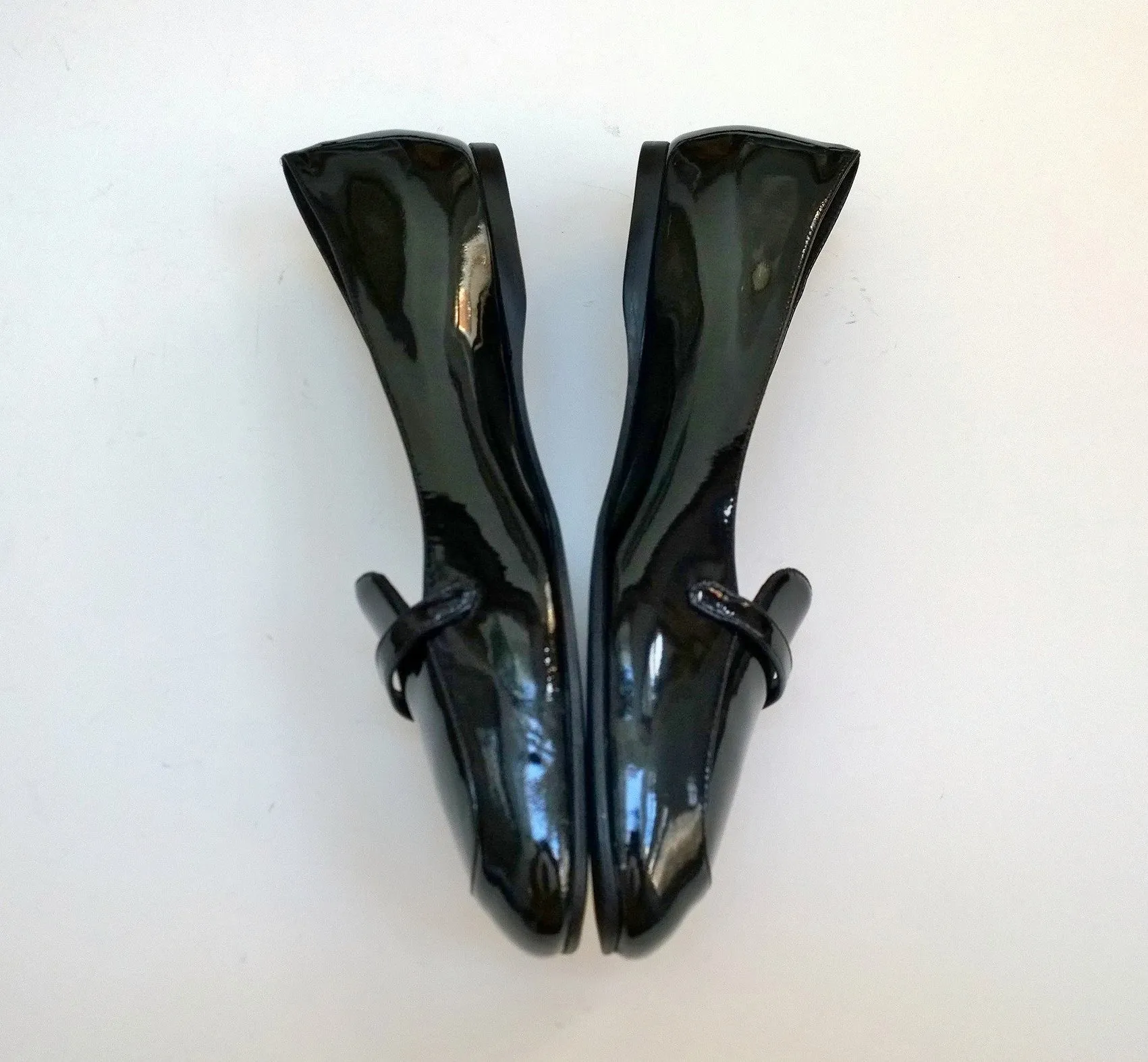 Miu Miu Black Patent Loafers New Flats Shoes