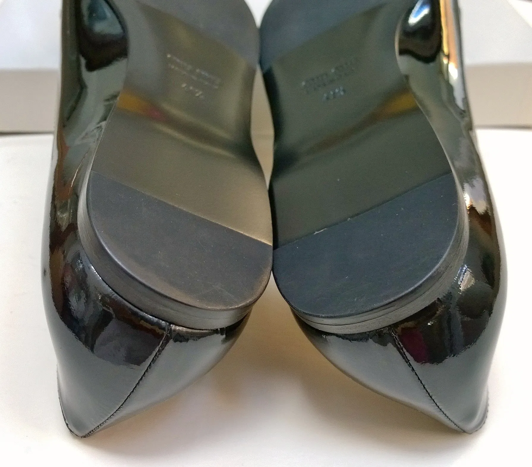 Miu Miu Black Patent Loafers New Flats Shoes