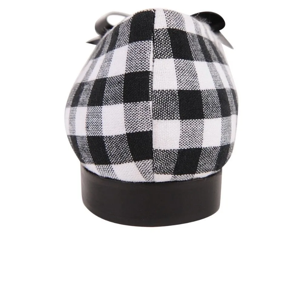Monaco Black and White Fabric Jon Josef flat