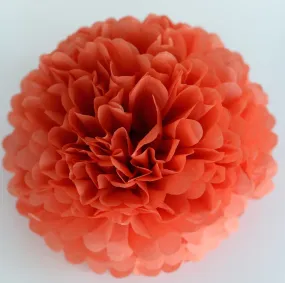 Sandstone tissue paper pom pom