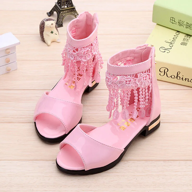 Summer Girls Roman Princess Sandals