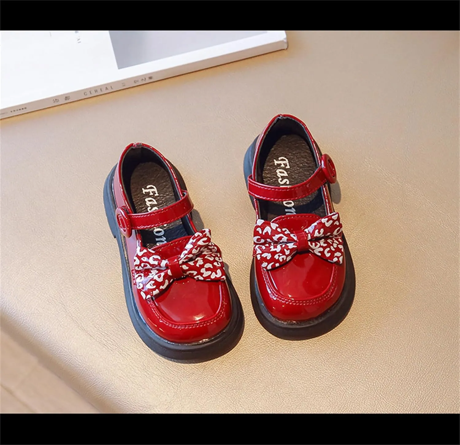 Toddler Little Girls Mary Jane Dress Shoes Loafers School Uniform Flats for Girls Thick Non-Slip Sole Casual Shoe