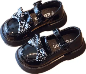 Toddler Little Girls Mary Jane Dress Shoes Loafers School Uniform Flats for Girls Thick Non-Slip Sole Casual Shoe