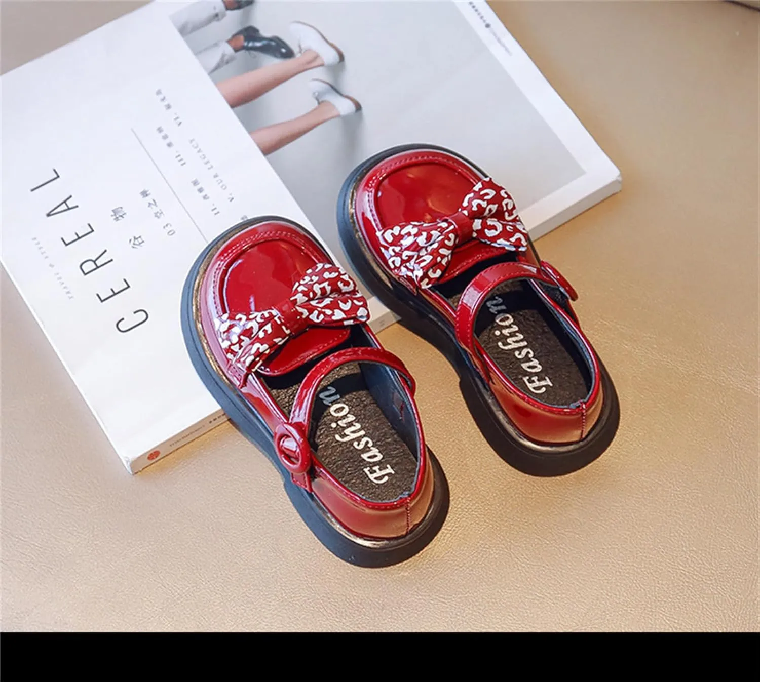 Toddler Little Girls Mary Jane Dress Shoes Loafers School Uniform Flats for Girls Thick Non-Slip Sole Casual Shoe