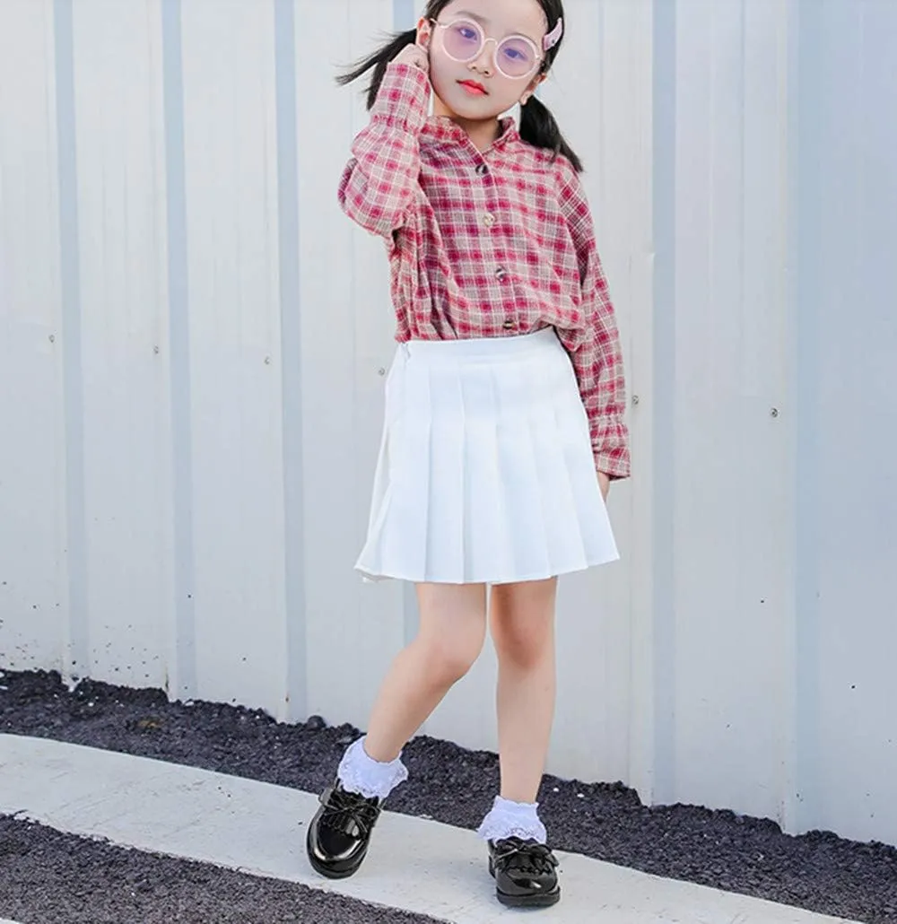 Toddler Little Kids Girls Patent Leather Slip On Penny Loafers Flats Tassel Bowknot Boat Casual Princess Dress Shoes