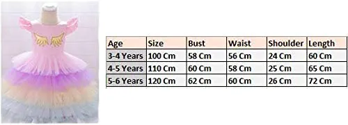 Unicorn Dress for Girls- Glowing Pink