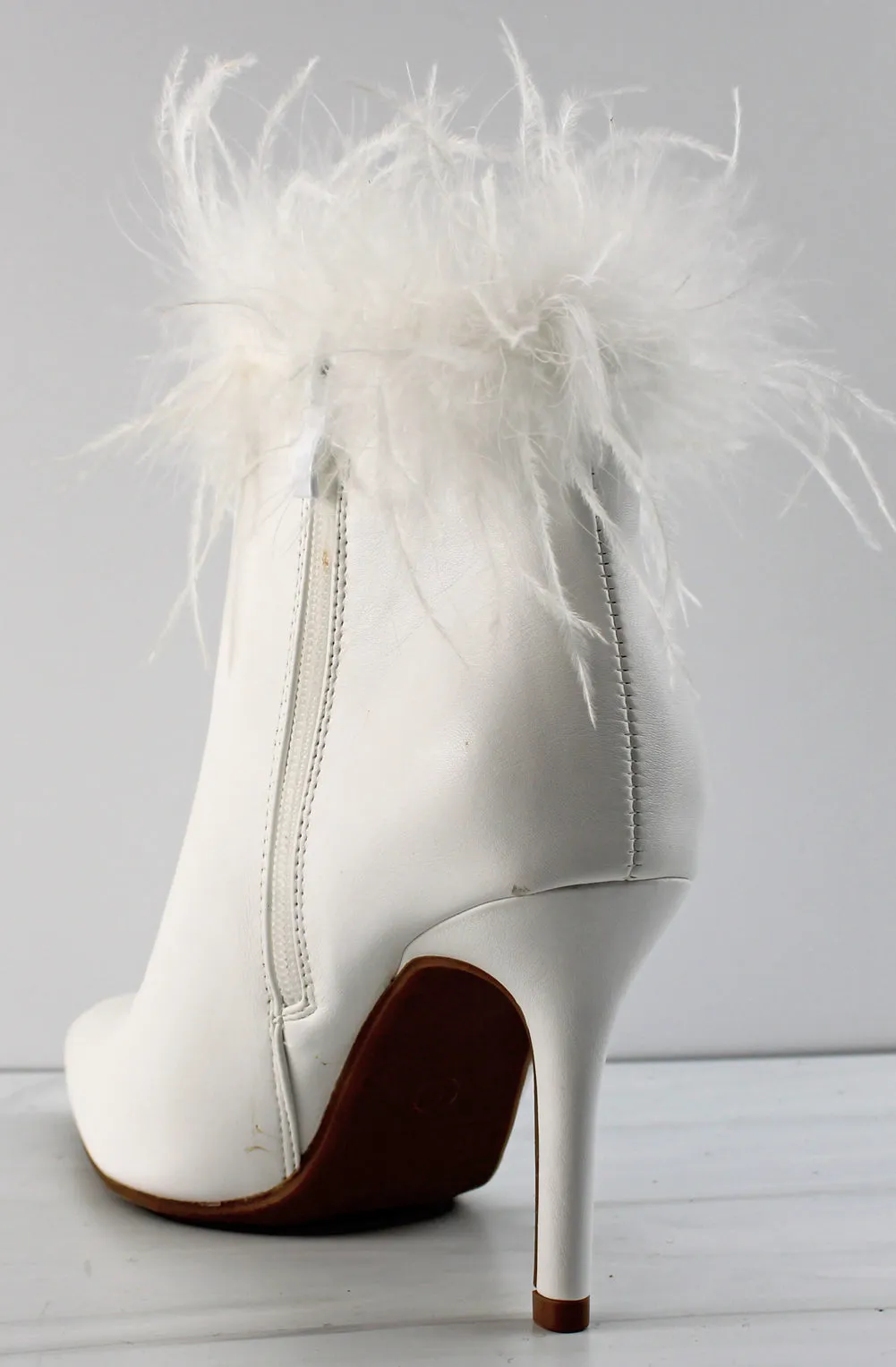 Vienna 99 Women's Fur Lined Pointed Toe Stiletto Heeled Booties