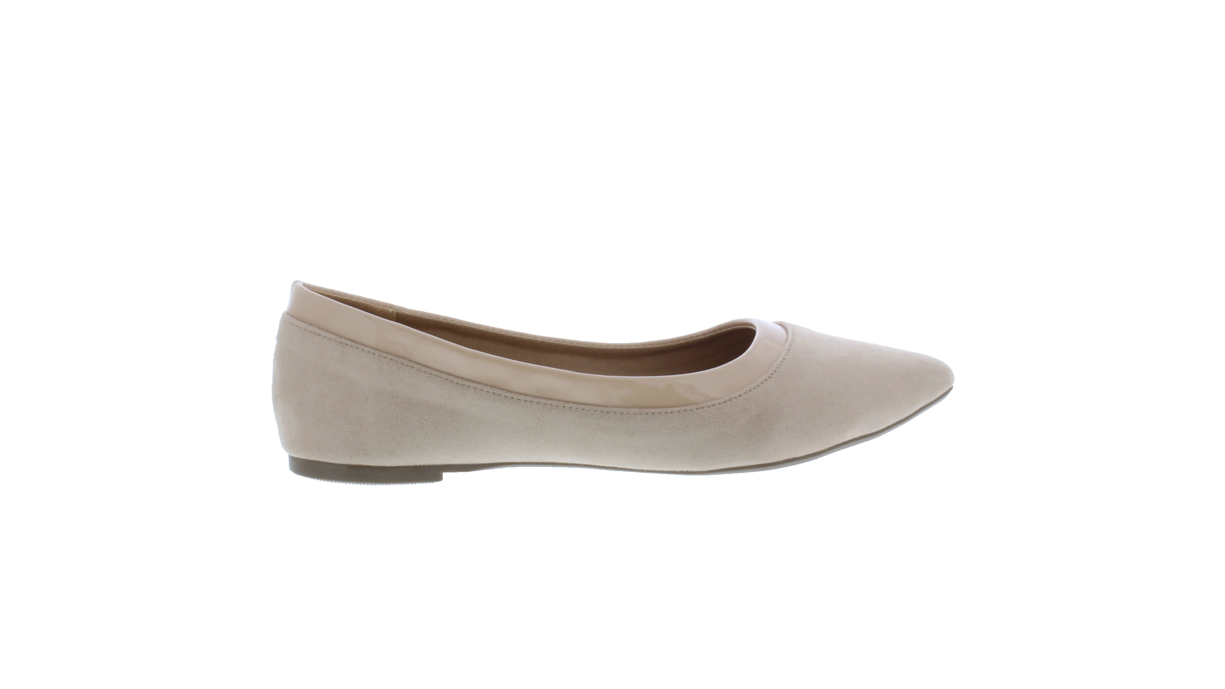 Women Microfiber Pointed Tip Ballerina