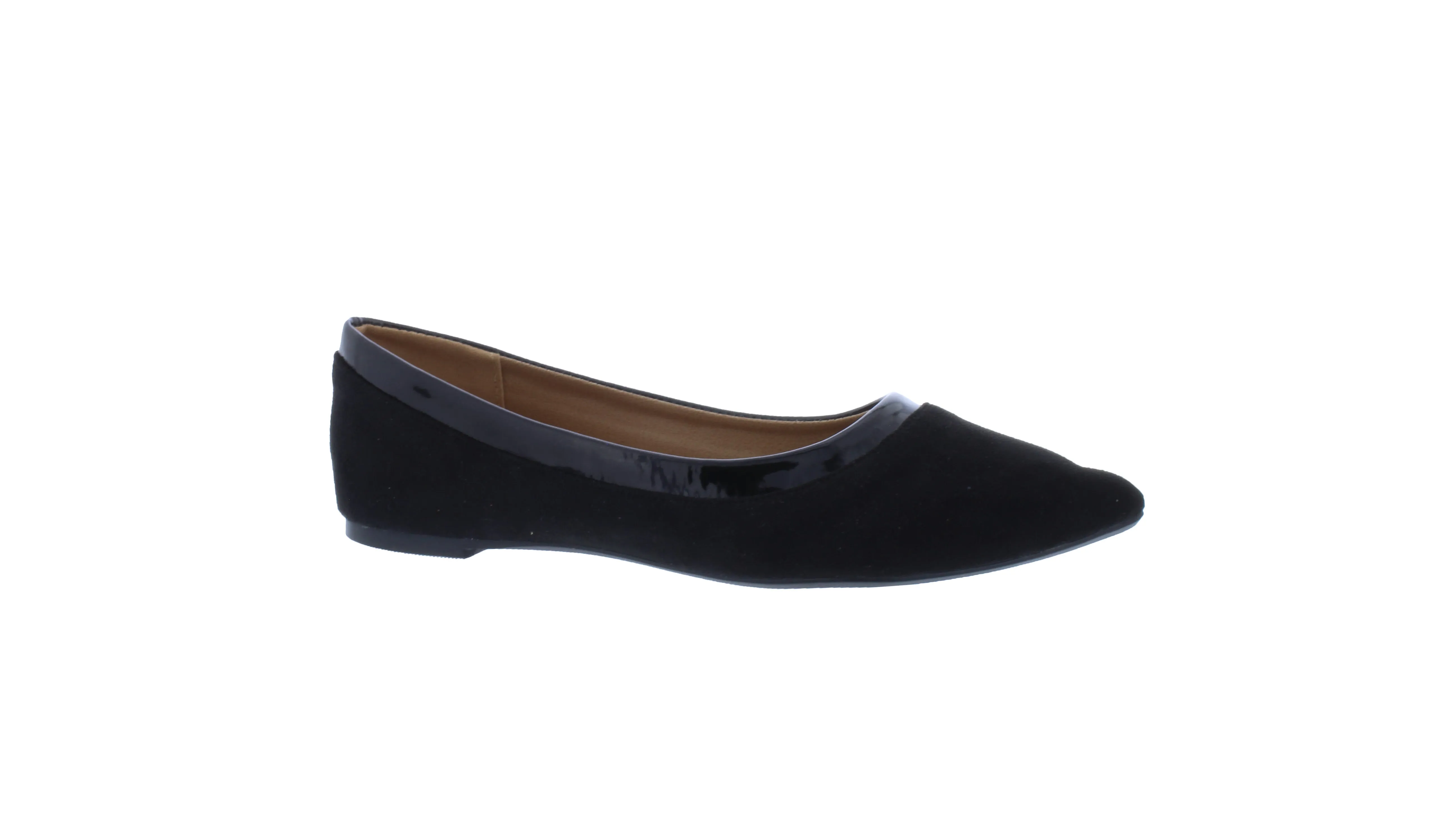 Women Microfiber Pointed Tip Ballerina